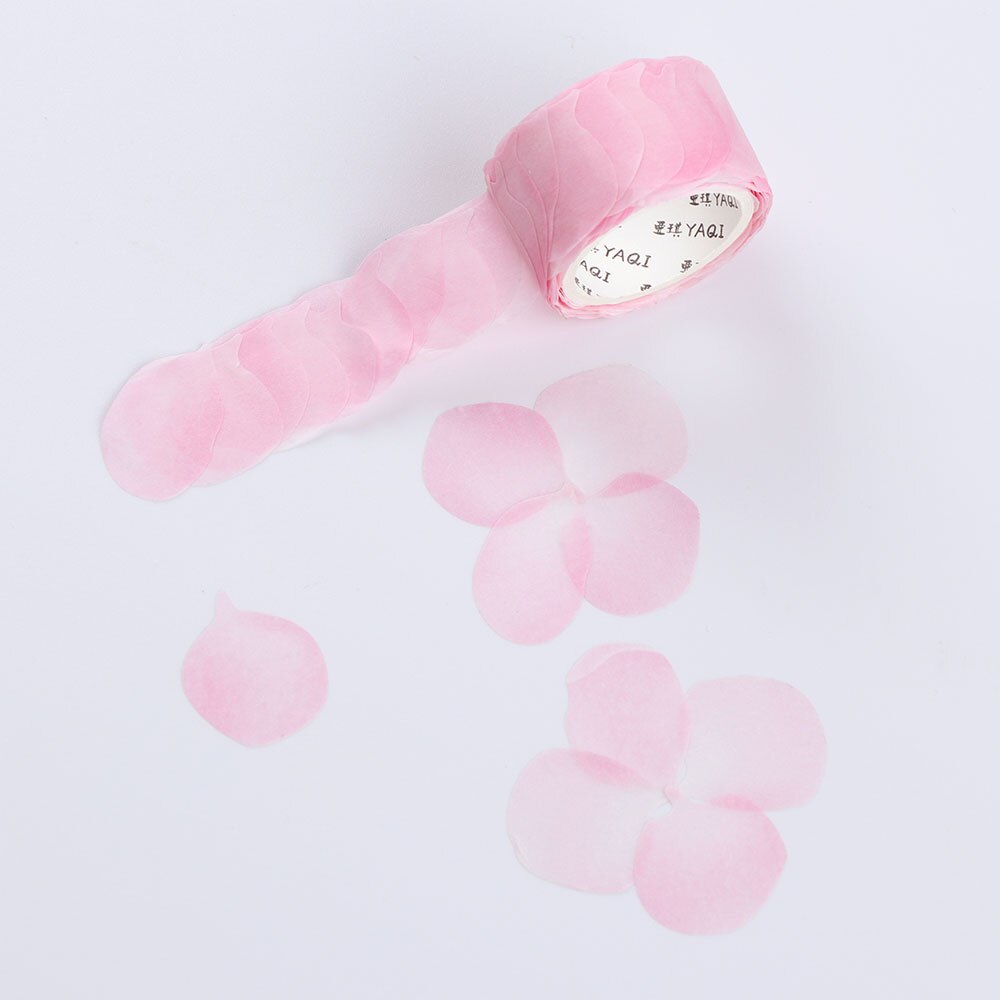 200PCS/Roll Flower Petals Washi Tape Decorative Masking Tape Fragrance Sakura Washi Tape Scrapbooking Diary Paper Stickers: 03