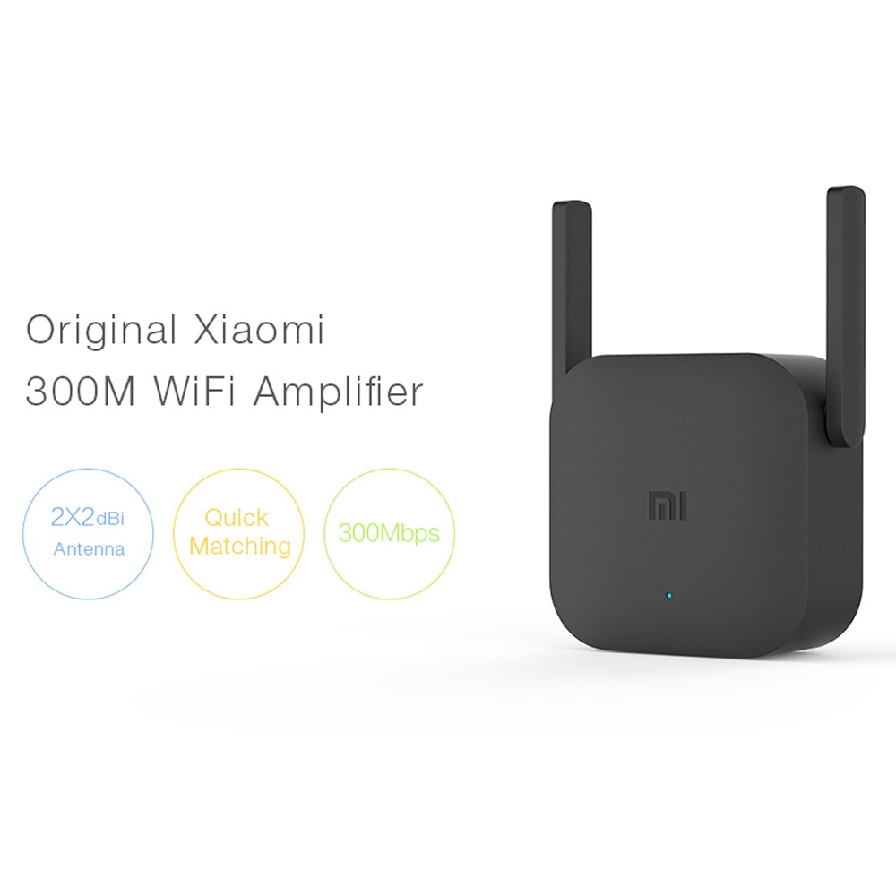 Xiaomi Mijia WiFi routeur amplificateur Pro routeur 300Mbps réseau extenseur répéteur Extender de puissance Roteador 2 antenne bureau à domicile