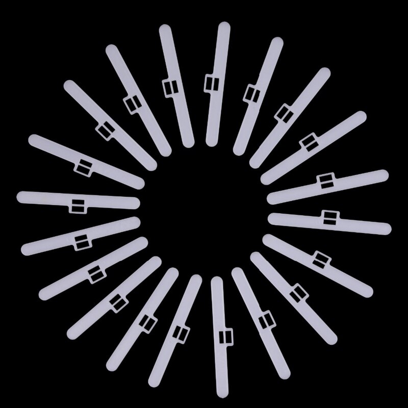 Vertical Blind Clips 20 Pcs Top Hangers Easy Installation Curtain Accessories for Home Bedroom Office Curtains