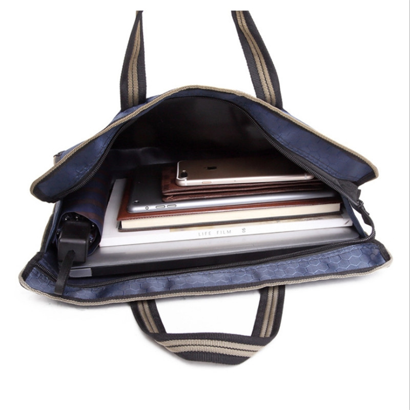 Sac pour hommes, mallette d'affaires étanche, pochette, sac de bureau, sac à main Oxford, mallette pour ordinateur Portable