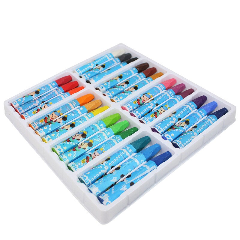 P2 Stationery Oil Painting Sticker 18 Color cartoon children's baby stationery crayon school supplies kids art set