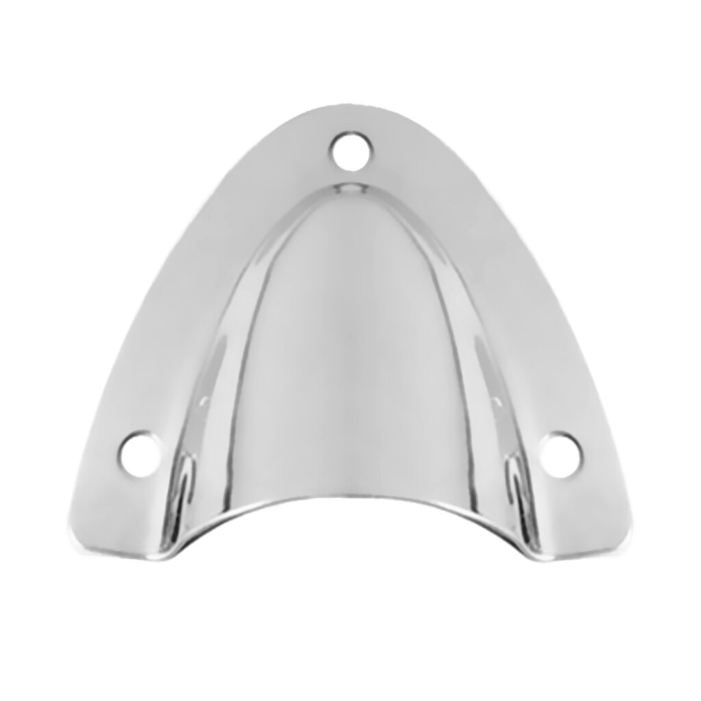 2.17 x 2.24 Inch 316 Stainless Large Steel Clam Shell Ventilator Wire Cable Vent Cover For Boat UV &amp; Weather Resistant