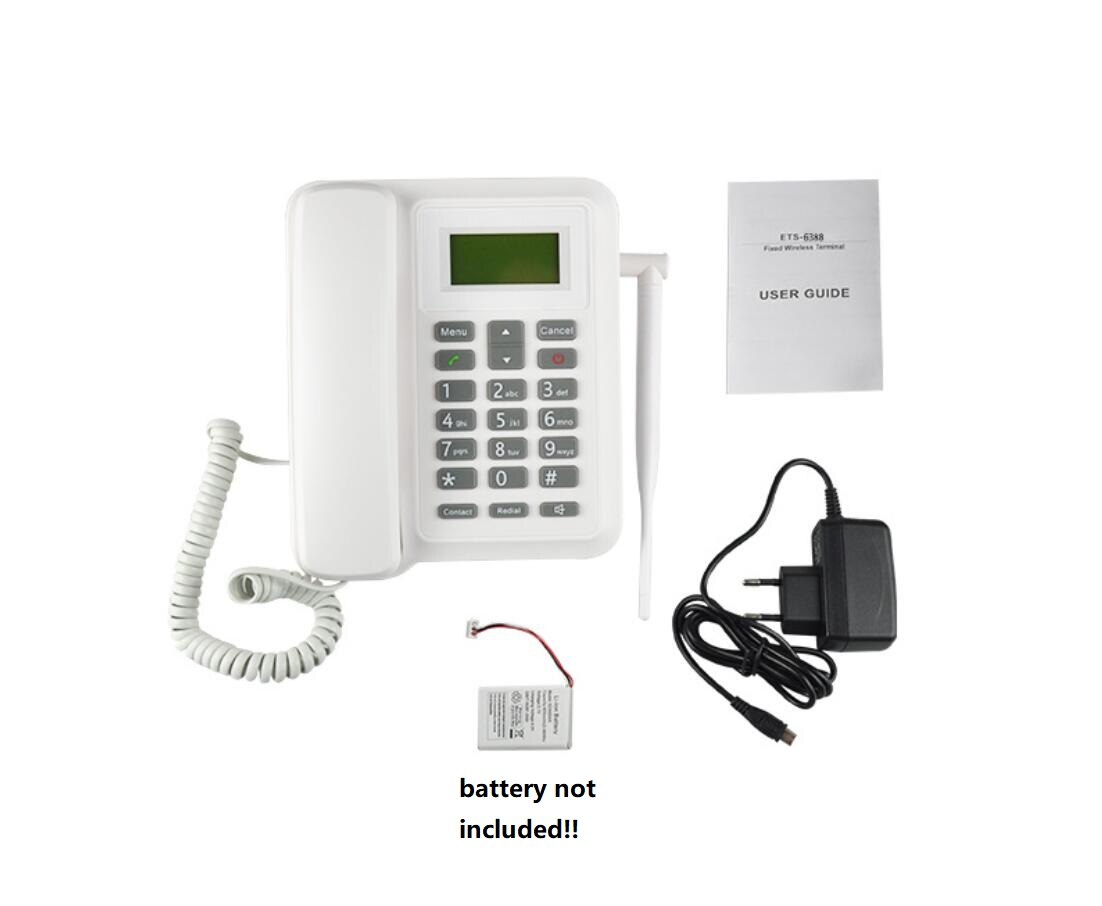 Cordless Phone for Elderly GSM Support SIM Card Fixed Phone Wireless Telephone Single SIM GSM Fixed Wireless phone