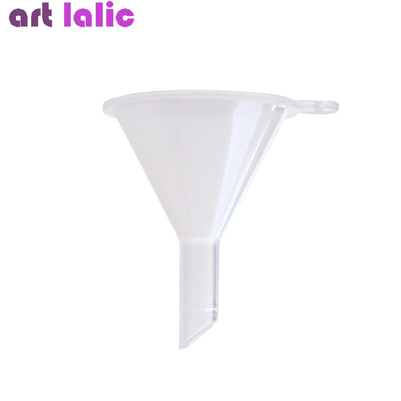 10pcs Mini Transparent Plastic Perfume Diffuser Bottle Liquid Oil Funnels Labs Emulsion Packing Nail Art Equipment Tool