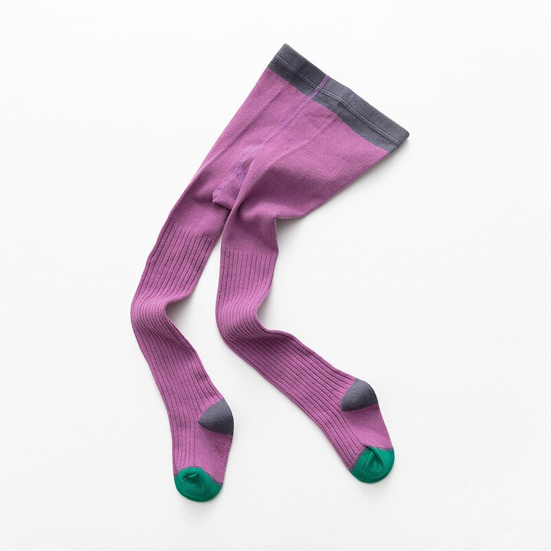 Baby Herfst Winter Katoen Pp Panty Cartoon Leuke Animal Baby Kids Peuters Meisjes Mode Panty Been Warmer Kousen: Purple  Tights / 5 to 8 year