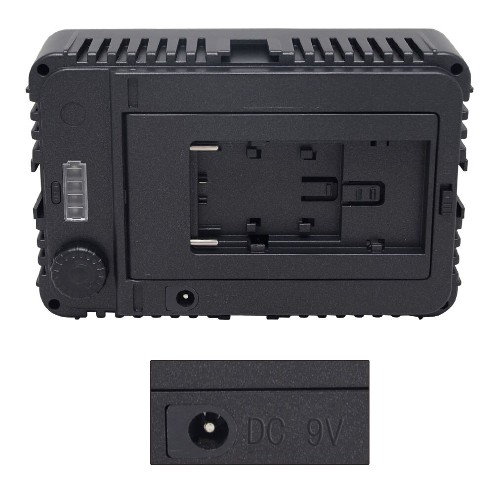Mcoplus 168A LED Video Licht met 1 stks LP-E6 batterij voor Camcorder & Digital SLR Camera