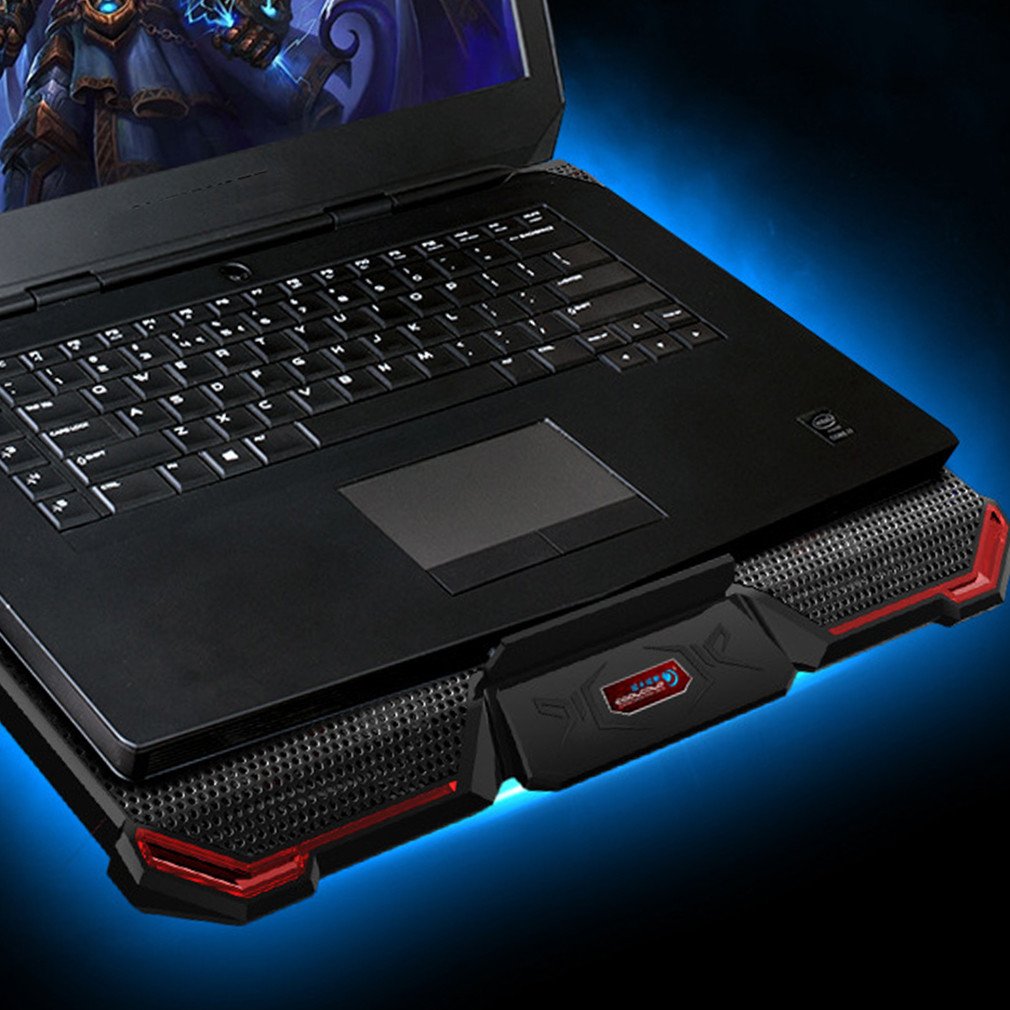 15.6inch Gaming Laptop Cooler 5 Led Fan 2100RPM Laptop Touch Cooling Pad Notebook Stand Gaming Laptop Cooler laptop accessories