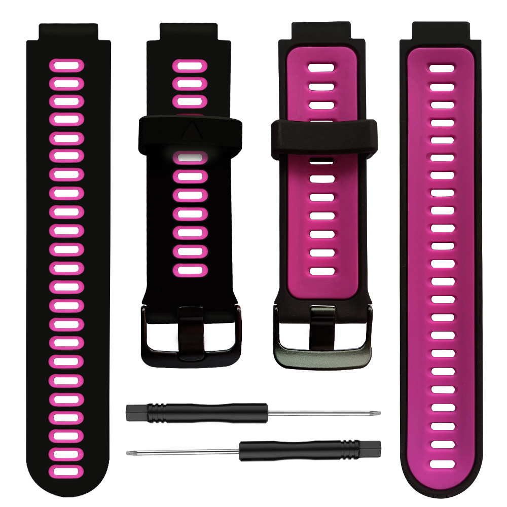 Correas de silicona para reloj inteligente Garmin Forerunner 735XT, pulsera de repuesto para Forerunner 220/230/235/620/630