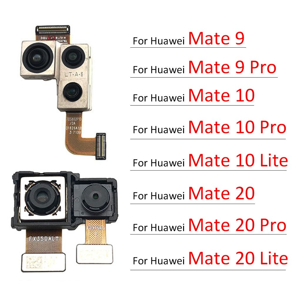 Arka arka kamera büyük ana kamera modülü Flex kablo Huawei Mate 9 10 Pro 20 Lite onarım parçaları