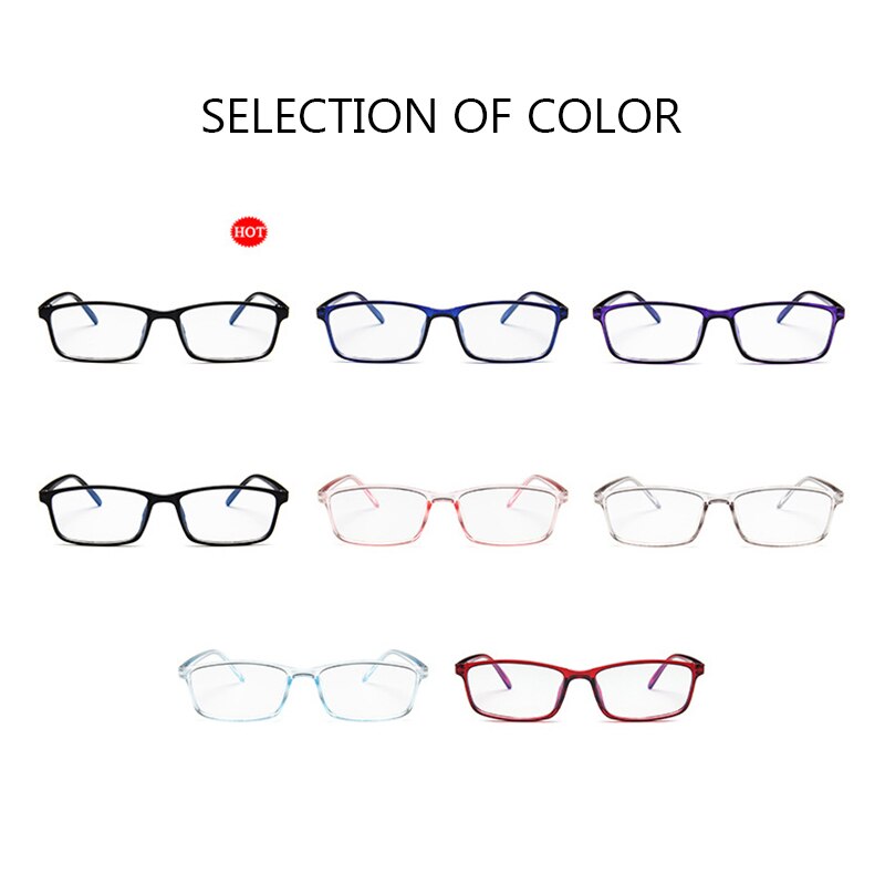 Anti Light Glasses Ray Blue Anti Blue Fatigue Protection Blocking Glasses Eye Square Radiation Computer