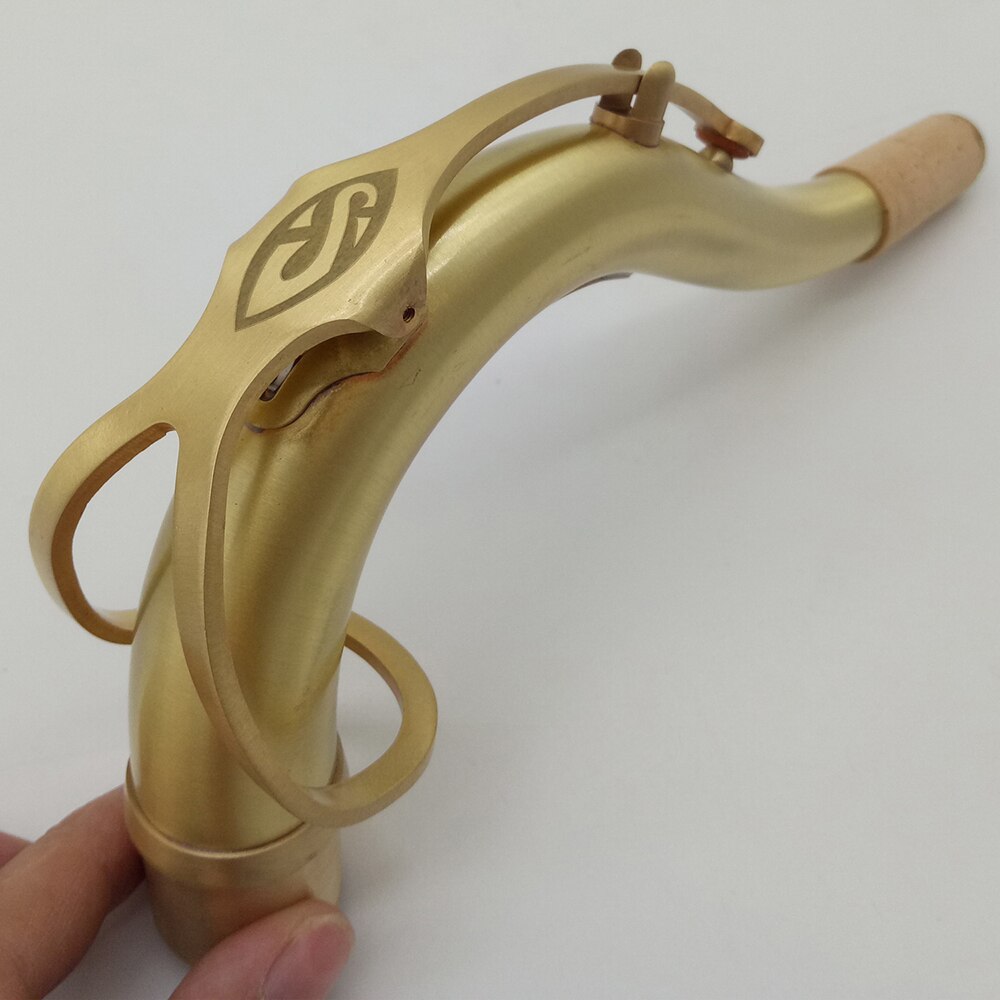 Muziekliefhebber clubinstrument tenorsaxofoon hals messing antiek koper simulatie brons saxofoon hals accessoires: 3