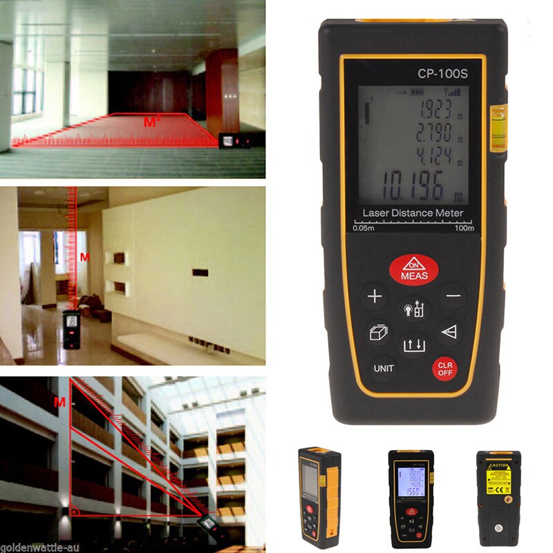 Digital LCD Distance Meter Range Finder Measure Diastimeter 100M/328FT