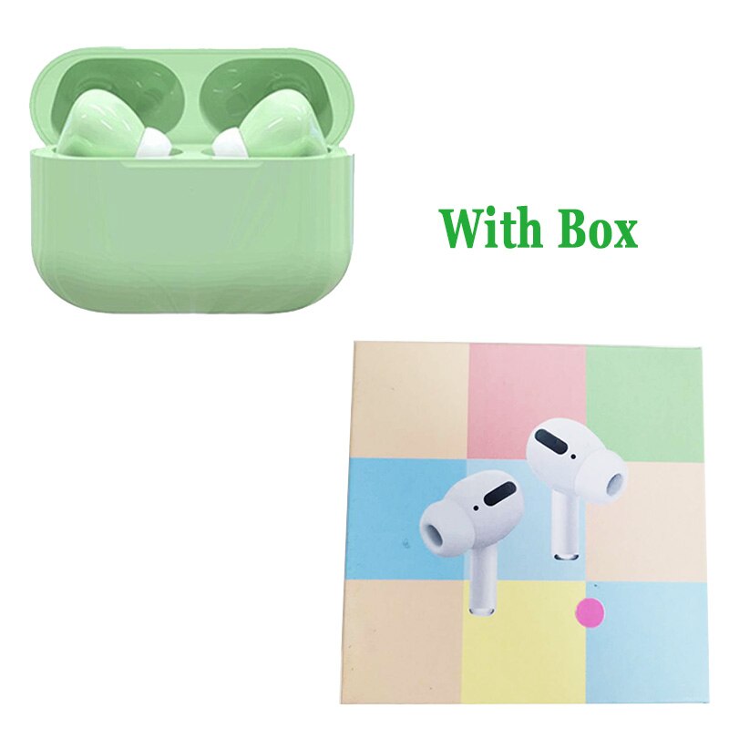 UNITOP Inpods i13 Pro Tws cuffie Wireless Bluetooth 5.0 cuffie musica auricolari Sport auricolari per Popsocket Xiaomi Huawei: Green  and box