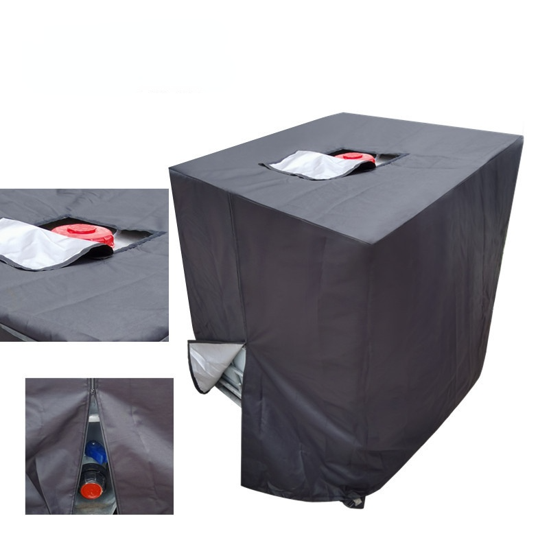 Ton Barrel Cover Outdoor 420D Water Tank Cover Zipper Stamped Waterproof Fabric Dustproof And Heat Insulation