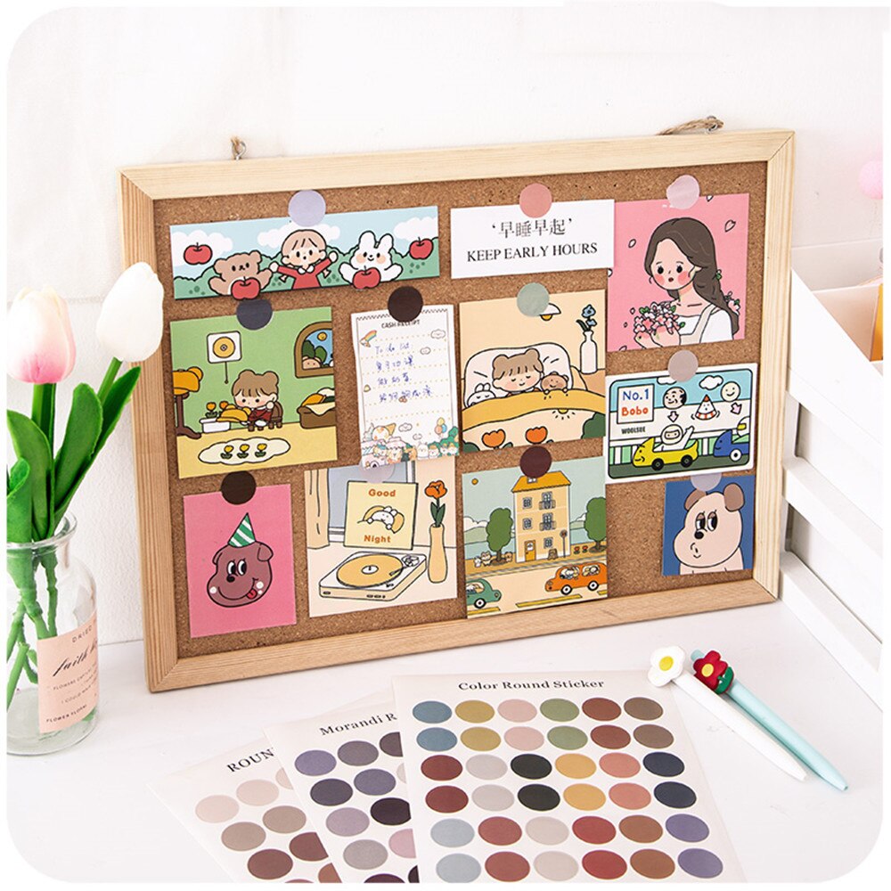 Zachte Houten Kurk Boord Postkaart Photowall Brief Bericht Board Punaise Diy Memo Papier Achtergrond Board Handgemaakte Craft