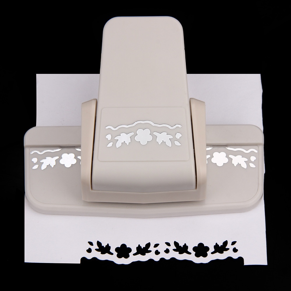 1PC fancy border punch S flower embossing Punch scrapbooking handmade edge device DIY paper cutter Handmade Craft
