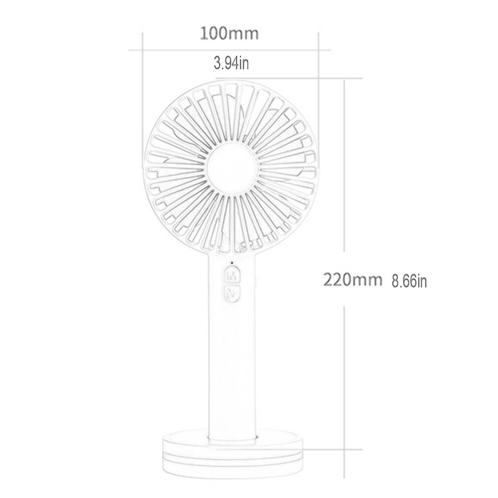 Macaron Fan Anti-Stof 2000Mah Uitstekende Koeling Prestaties Airconditioner Koelsysteem Verstelbare Houder