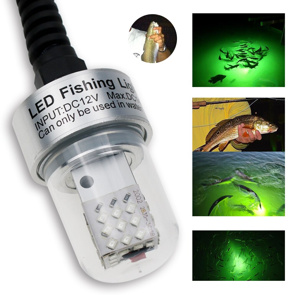 15W Led Deep Onderwater Water Aantrekken Van Vis Lichten Verzamelen Vis Lichten Vissen Nachts Vissen Lichten Vissen Lichten Vlot Fis