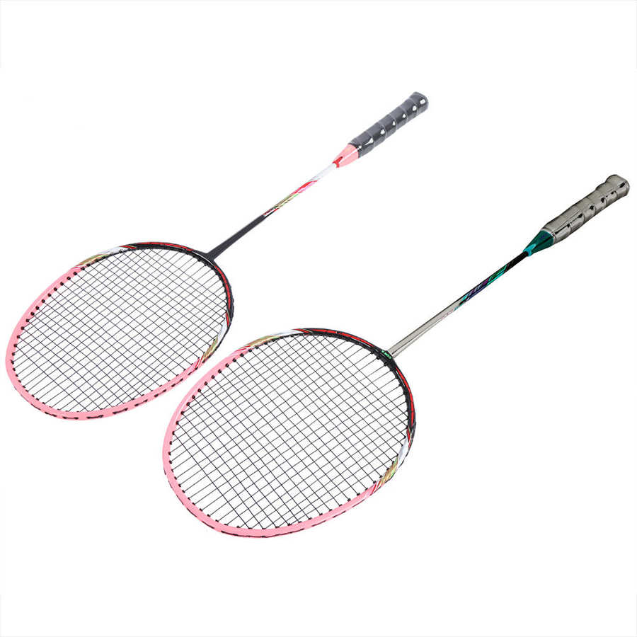 Badminton Rackets M-70 Sport Badminton Racket for Adult Male Female Beginner Offensive Training Suit String Badminton Training
