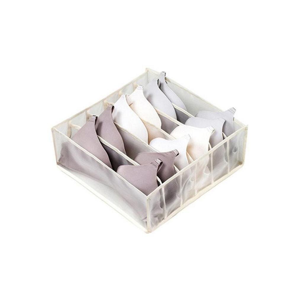 6/7/11 Foldable Storage Box Wardrobe Drawer Organize Collapsible Underwear Storage Box Compartment Storage Box Household Storage