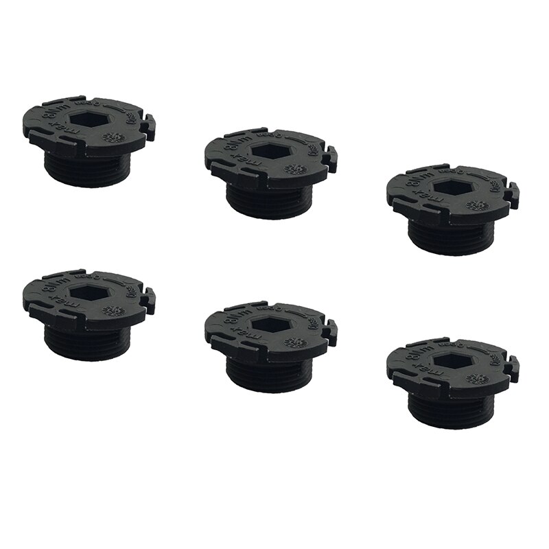 6Pcs Motorolie Pan Drain Plug Met O-Ring 11137605018 7605018 090-214CD Past Voor Bmw F20 F22 f30 X1 E84 16i 20i 28i X3