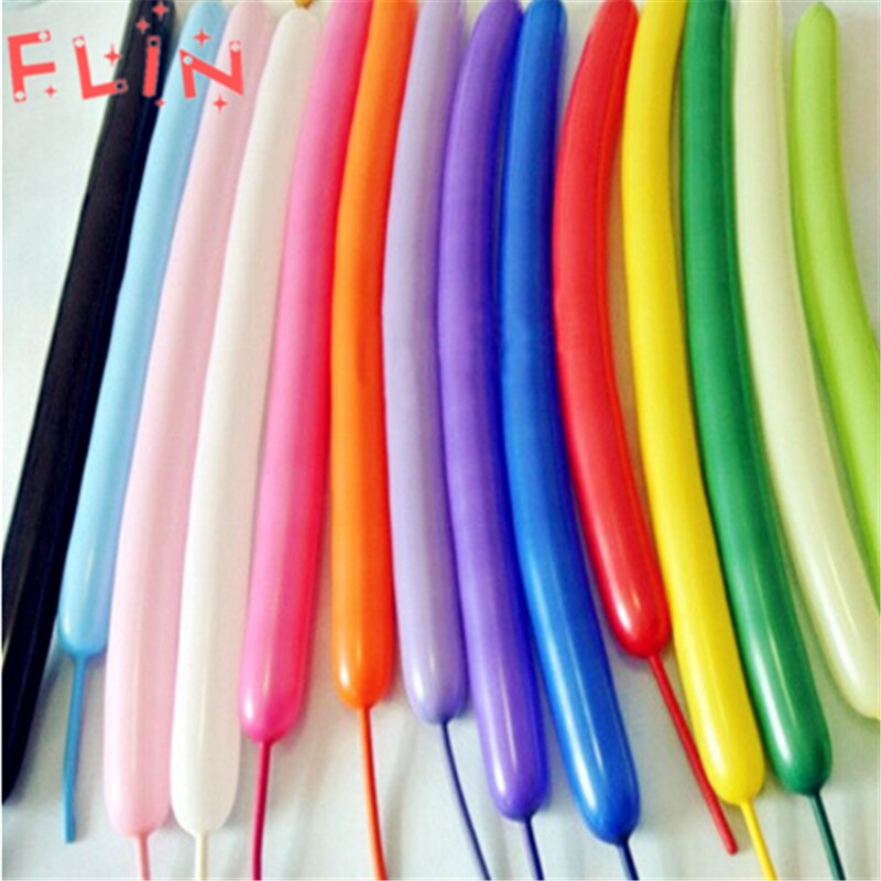 Globos inflables de colores variados para decoración de fiestas, animales largos, mágico, giro, boda, bricolaje
