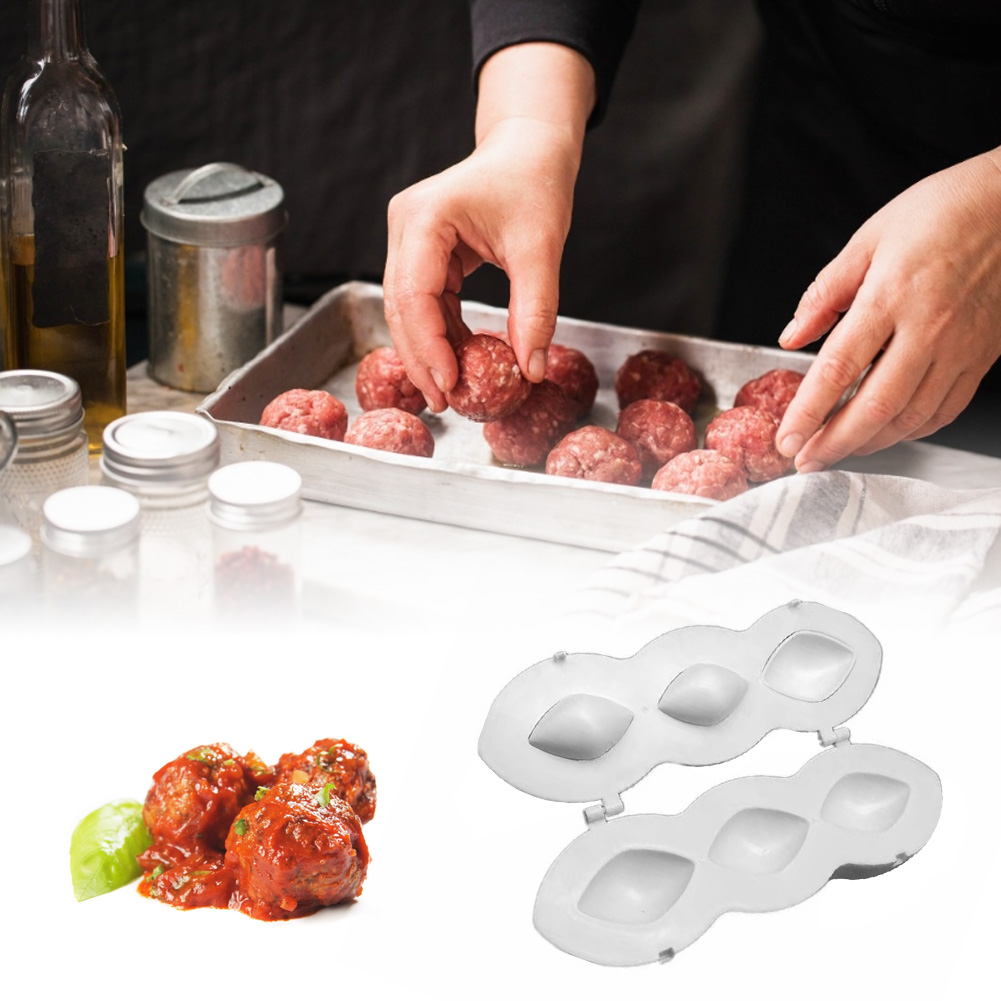 Molde Manual para hacer albóndigas, herramientas de cocina, aparato de relleno, procesador de carne picada, Rollo, Decoración de Pastel y postre