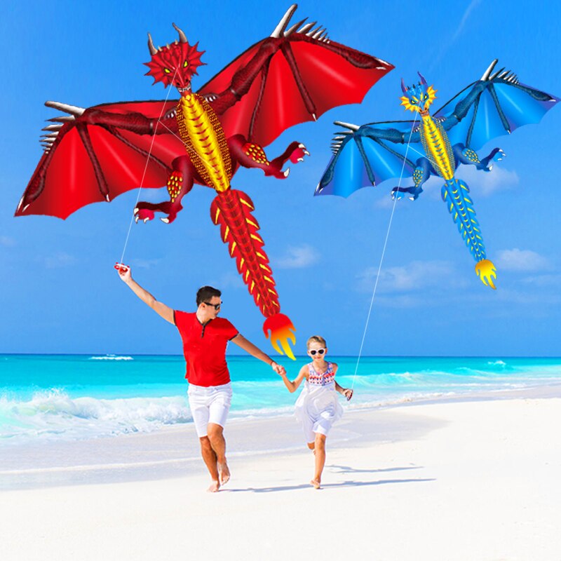 Ijs En Vurige Draak Vliegers Voor Kinderen En Volwassenen Grote Flyer Met String En Handvat