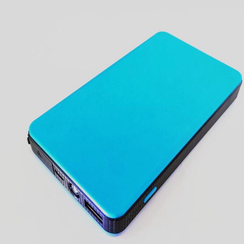 Mobiele Telefoon Opladen Auto Nood Starter 12V Batterij Mobiele Voeding Met Auto Rescue Starter 10000 Mah Jump Starter: Grijs