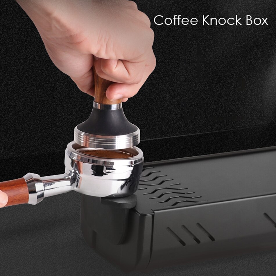 Mini Koffie Klop Doos Lade Soort Roestvrij Staal Koffie Grond Klop Container Emmer Doos Met Staaf Voor Barista