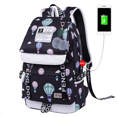 Backpack Women Backpack Nylon Women Shoulder Bag Student School Bag Backbag Mochilas Female Bagpack Rucksack: 10