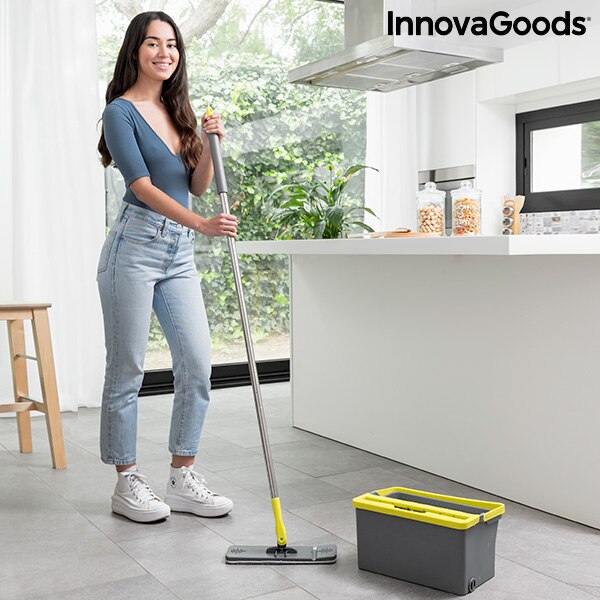 Vloer Mop Met Triple Action Emmer Trimo Innovagoods