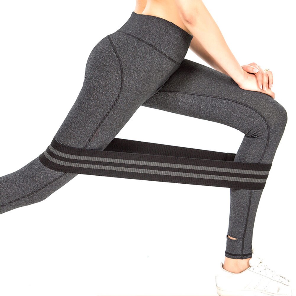 Stærk strækbar hofte-hals elastisk bånd squat modstand fitness pull spænding bånd gym yoga stretching træningsbælte