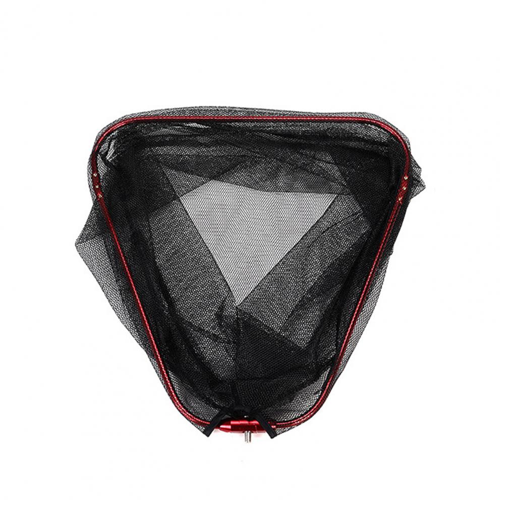 40/60Cm Nylon Visnet Inklapbare Vissen Tools Verdiept Driehoek Inktvis Vissen Dip Net Zonder Hengel Landing dip Netto