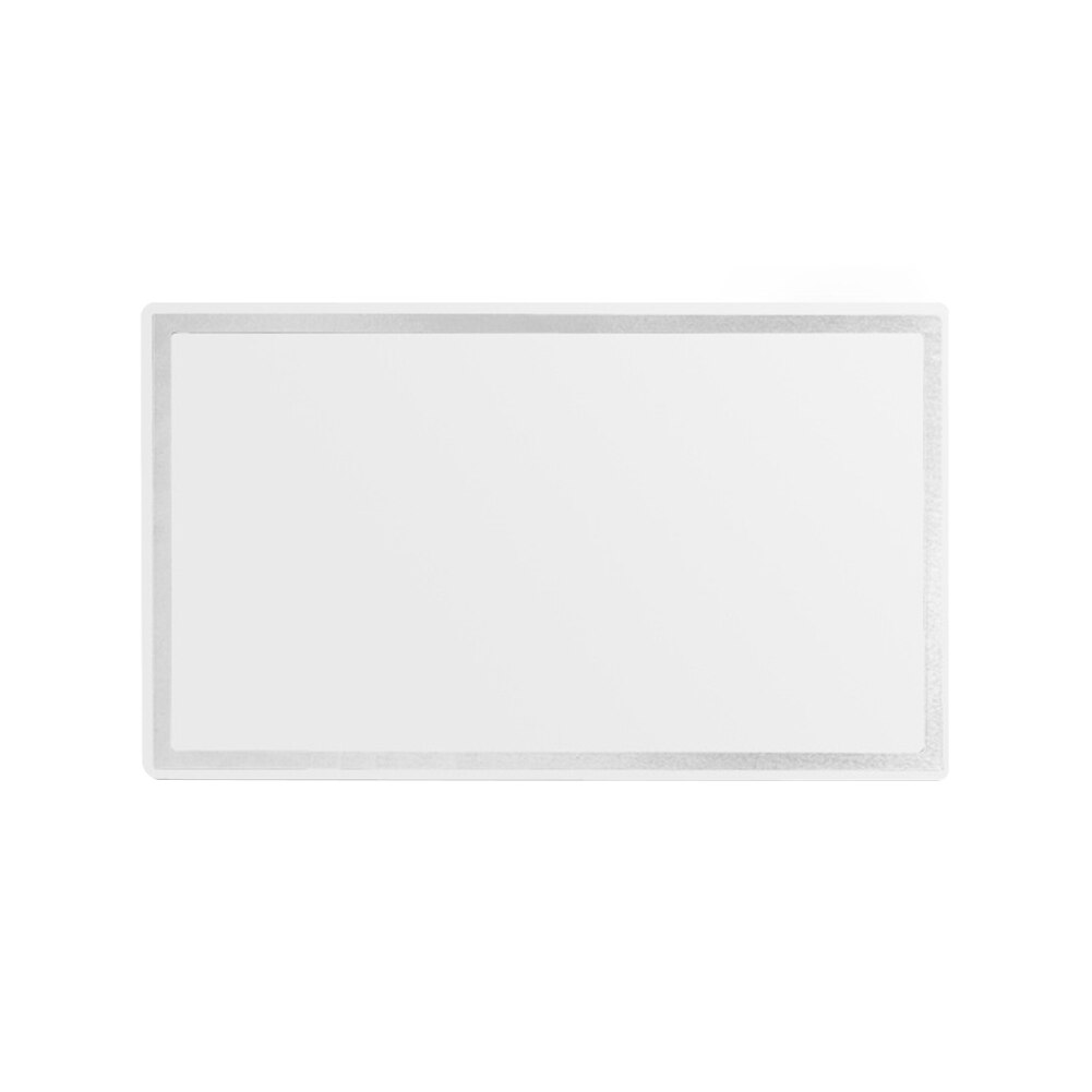 Rectangle Stainless Steel Sun Visor Makeup Mirror Easy Install Cosmetic Universal Decorative Styling Auto Car Interior Adhesive