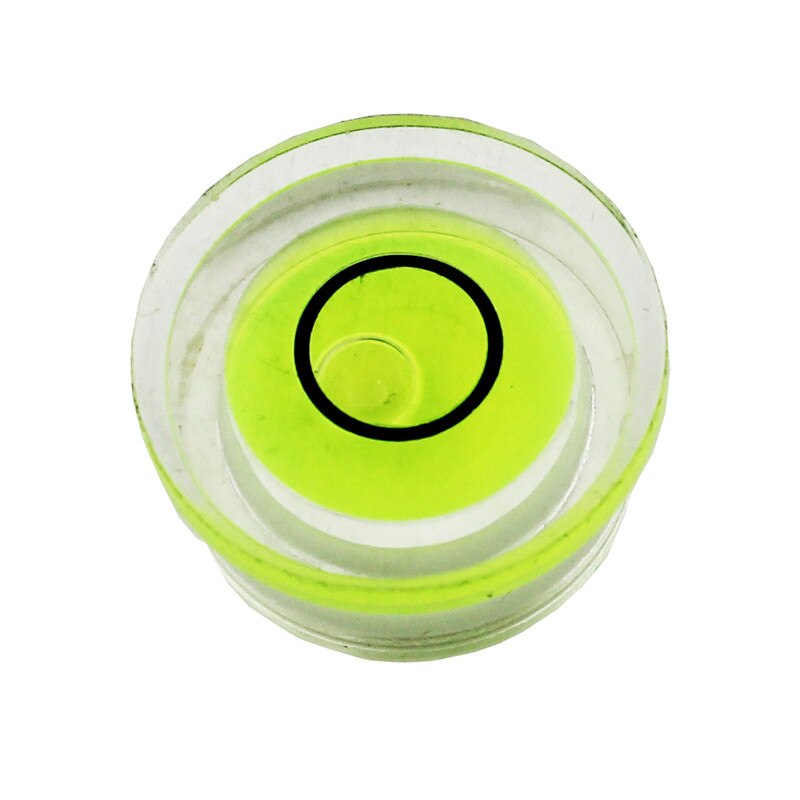 Qase materiaal flens waterpas universeel rond acryl waterpas horizontaal instrument maat 16*7.5mm(20 stuks/partij)