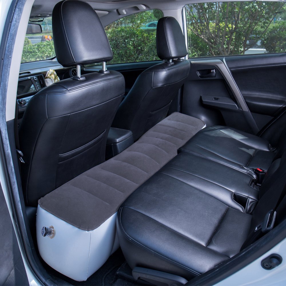 Colchón inflable de 130x27x33Cm para coche, asiento trasero para acampada al aire libre, cojín duradero para coche, cama de aire de viaje, accesorios para coche