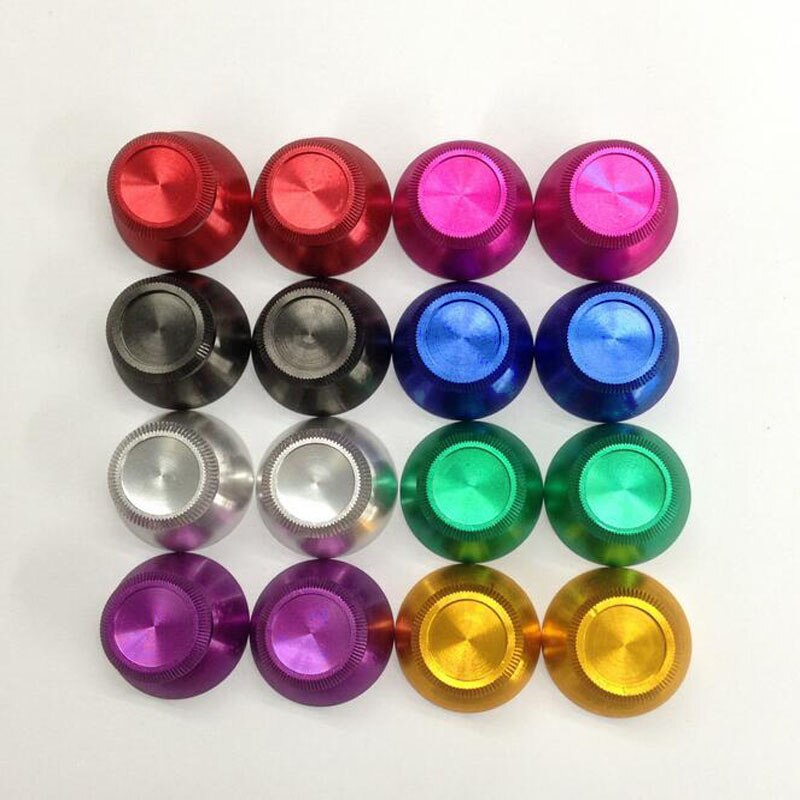 Aluminium Metalen 3D Analoge Joystick Thumb Stick Grips Caps Vervanging Reparatie Voor Playstation 4 PS4 Xbox One Gamepad Controller