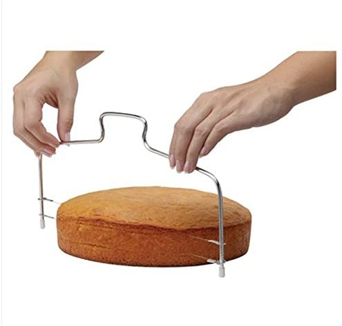 Cake Slicer Met Verstelbare Leveling Voor Twee Draad Snijden