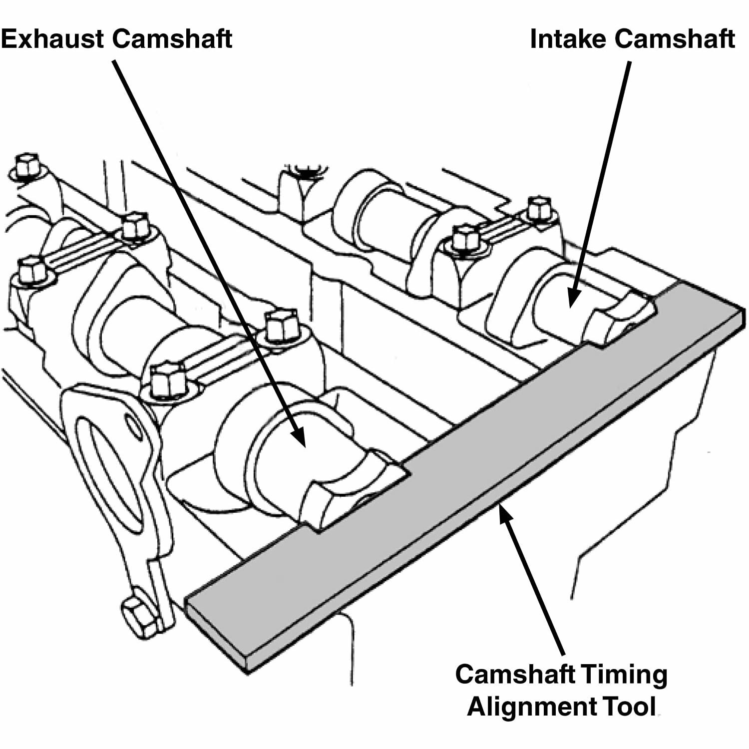 Camshaft Alignment Tool Kit for All Ford 2.0L 2.3L 2.5L 1994-Newer Small-Engine Servicing Timing Belts Chains Head Gaskets