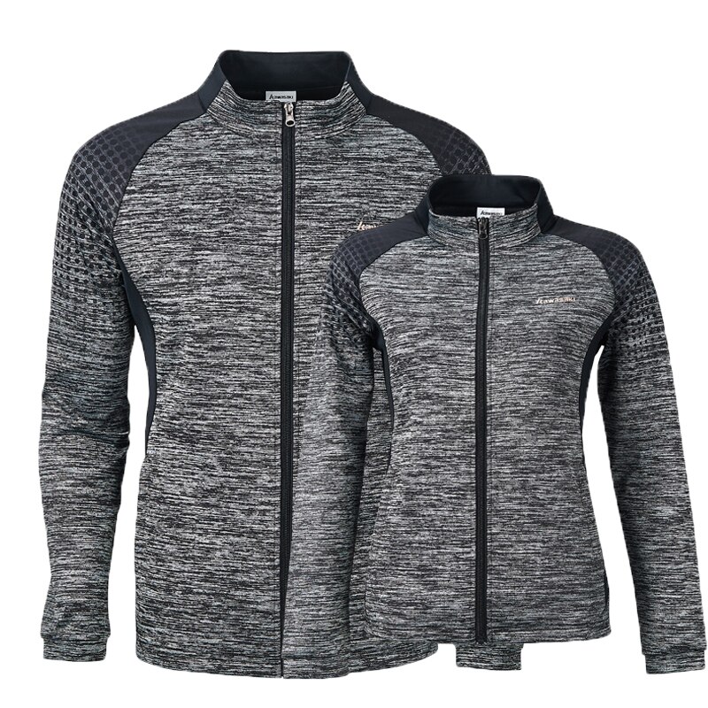 Kawasaki Autumn Sports Jackets Breathable Comfort Fitness Badminton Tennis Jackets Couple Models With Zipper JK-S2803