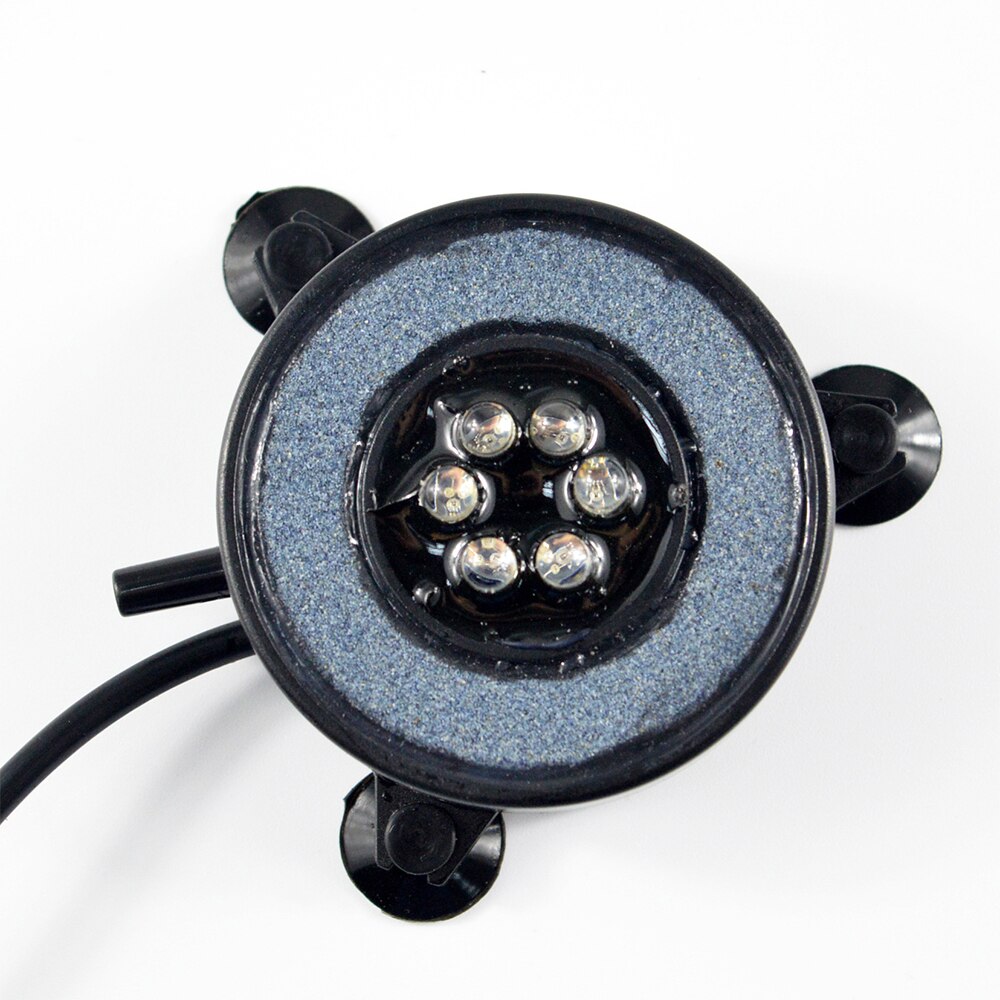 Aquarium Decoratieve Verlichting Ronde Licht Spotlights Vijver Pool Verhogen Zuurstof Aquarium Air Stone Bubble Licht Au/Us/Eu/Uk