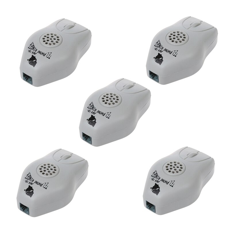 Amplificateur de sonnerie de téléphone, sonnerie grise forte 5X