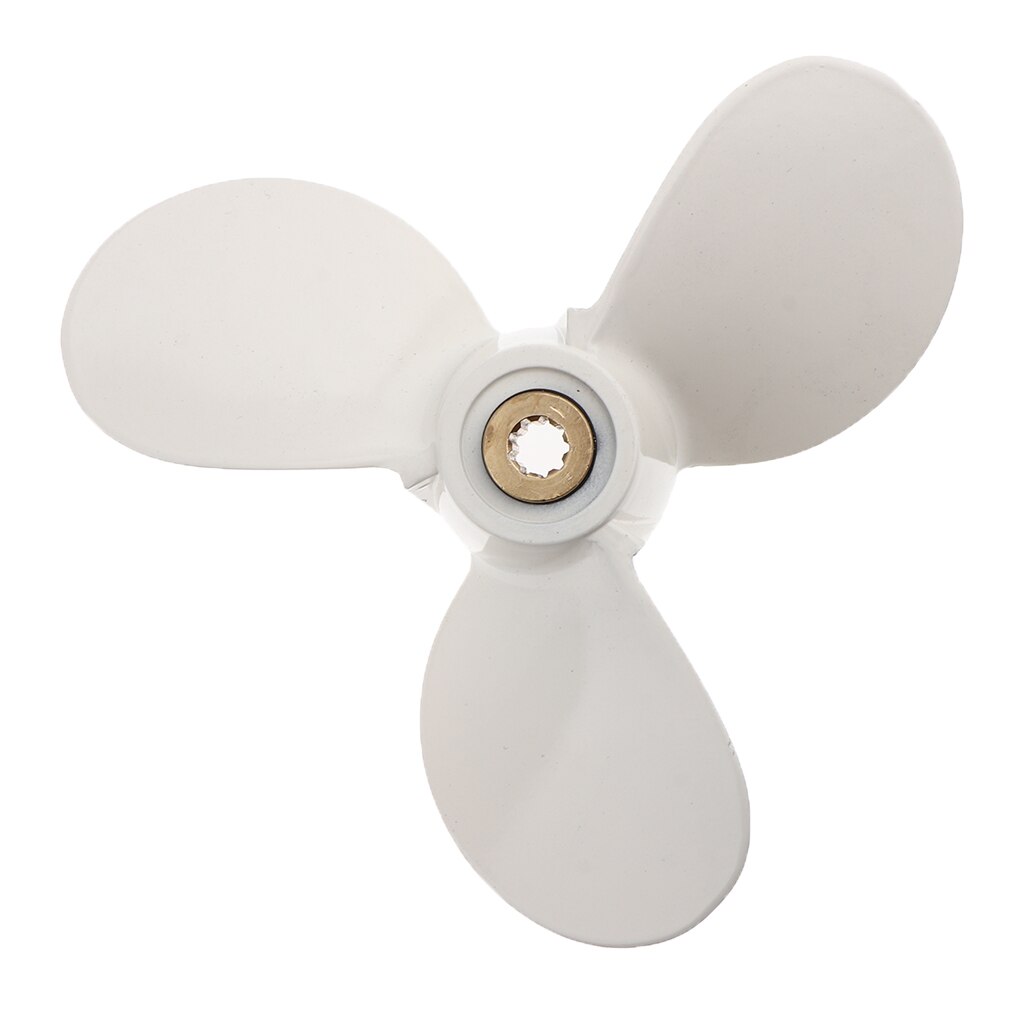 3- blad båd marinepropeller til yamaha 2-6hp aluminiumslegering skibstrækker 7 1/2 x 8 ba type vandtæt stødsikker
