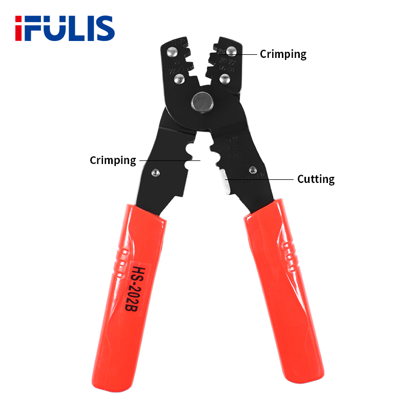 HS-202B Crimping Pliers Wire Cable Crimper Cutter Pliers Terminal Pliers Tool HS-202D