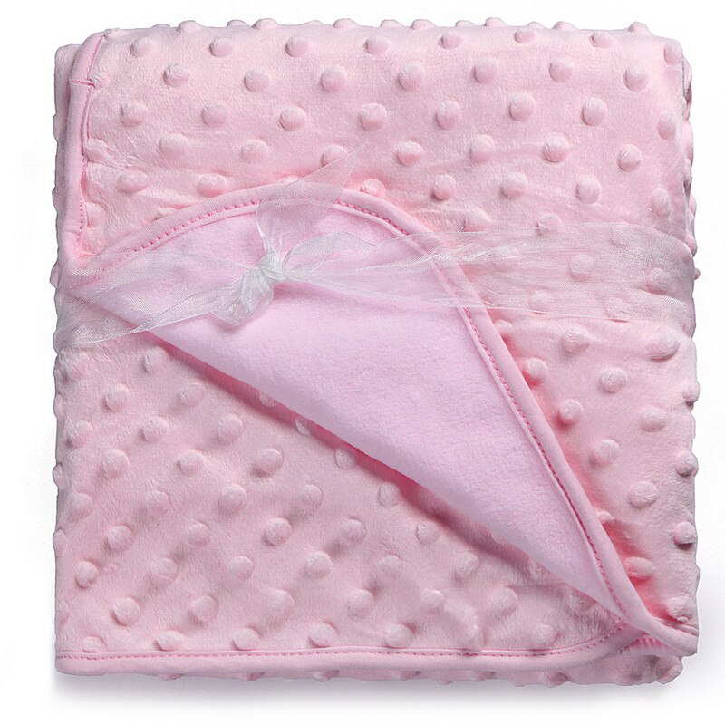 Super Zachte 100*75Cm Pasgeboren Fluwelen Baby Deken Roupa De Bebe Jongen Meisje Fleece Dot Bloemen ster Hart: BS1004