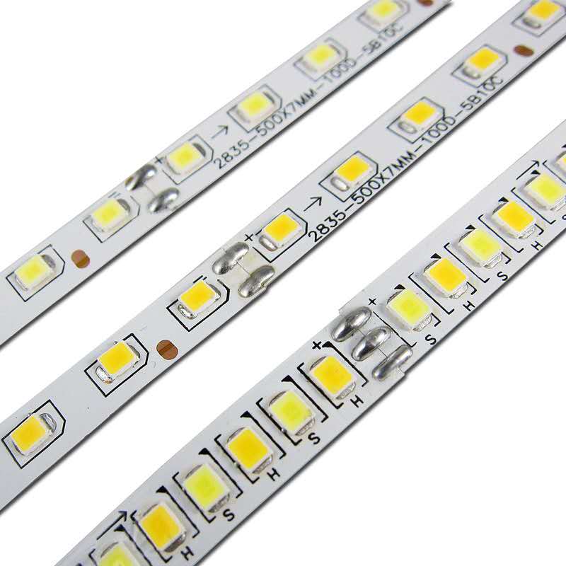 Flexibele 2835 Smd Monochrome Dubbele Kleuren Led Strip, Met Een Constante Stroom Voor Woonkamer Plafond Verlichting, werken Met Led Driver