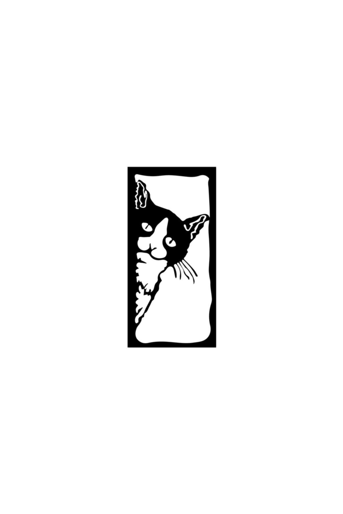 Arte de pared de Metal The Cat, mapa del mundo geométrico de 35x70 Cm, 1 unidad