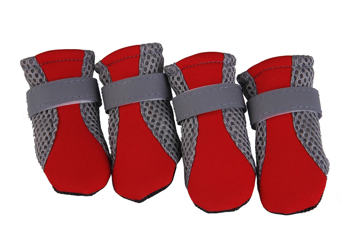 Zapatos para perros y cachorros, Botas de lluvia de fondo suave para exteriores para gatos, Chihuahua, Botas impermeables, Perros, Mascotas, Botas, zapato para cachorro: XL / Rojo