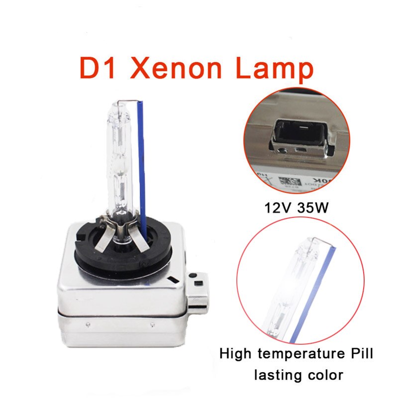 Xenon  d1s d1c 6000k 4300k 8000k 12000k skjult billygte 35w pære lampe udskiftning forlygte koldlys kit xenon